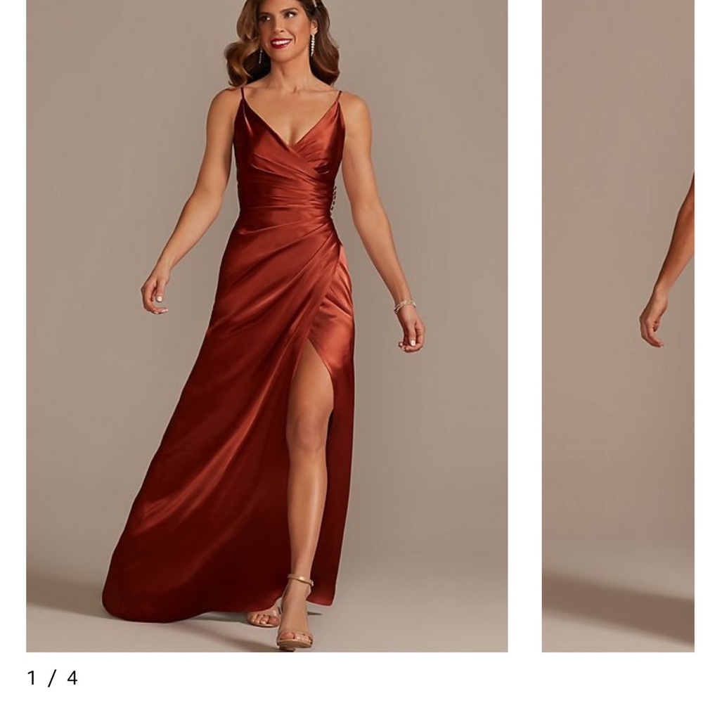 David’s Bridal Bridesmaids Dress. Size 2.